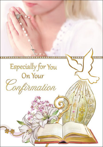 Picture of ESPECIALLY FOR YOU ON YOUR CONFIRMATION CARD GIRL